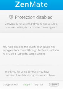ZenMate Plugin for Chrome