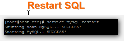Автоматическая перезагрузка MySQL